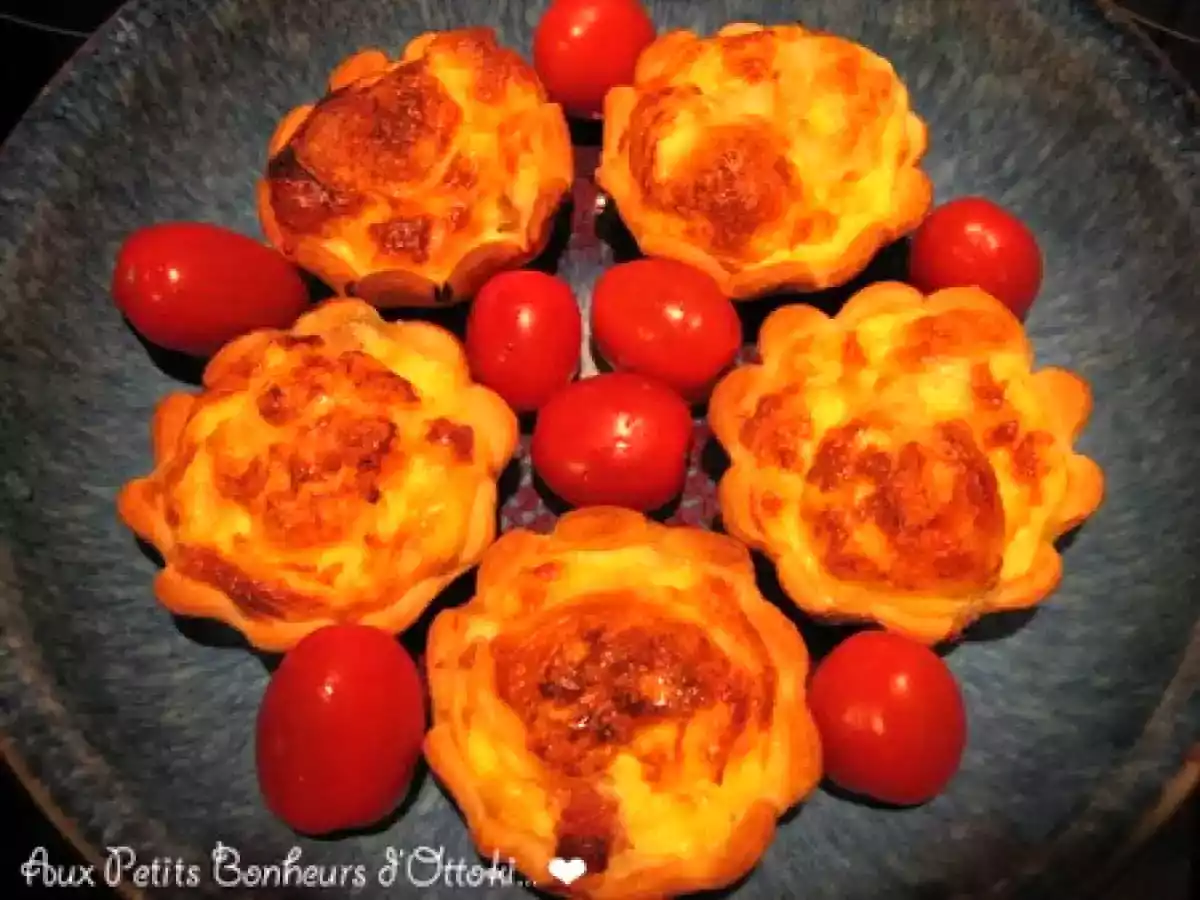 Quiches mozzarella ricotta