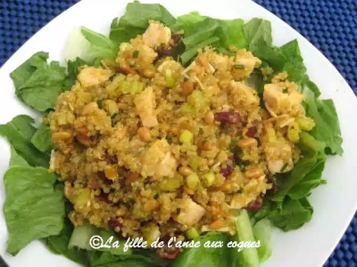 QUINOA AU POULET ET AU CARI