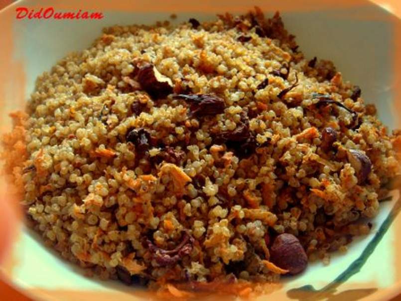 Quinoa aux champignons et noisettes, photo 1