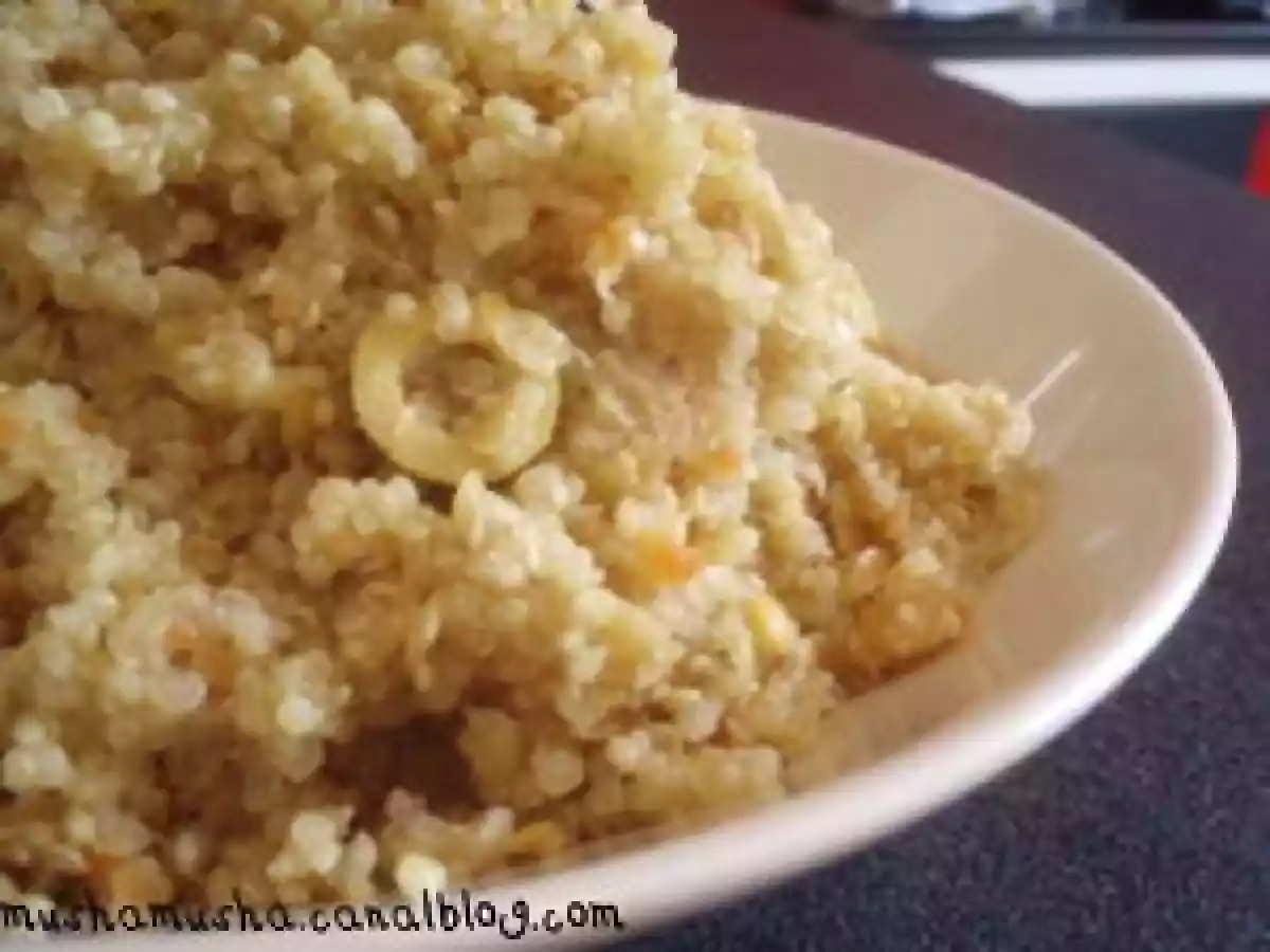 Quinoa aux olives