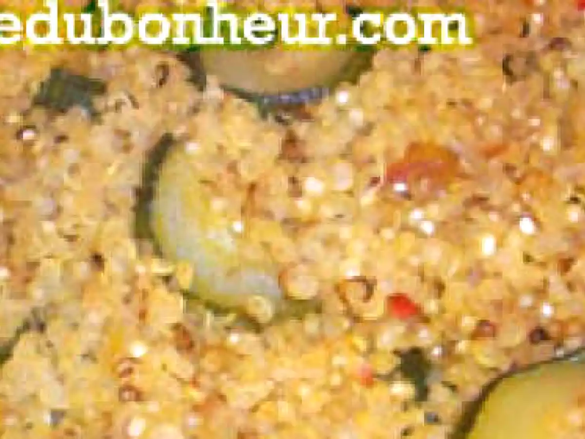 Quinoa façon risotto aux légumes fondants & au sésame