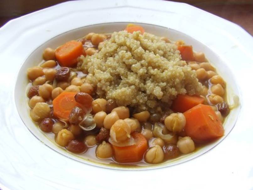 Quinoa-pois chiche façon couscous (sans gluten)