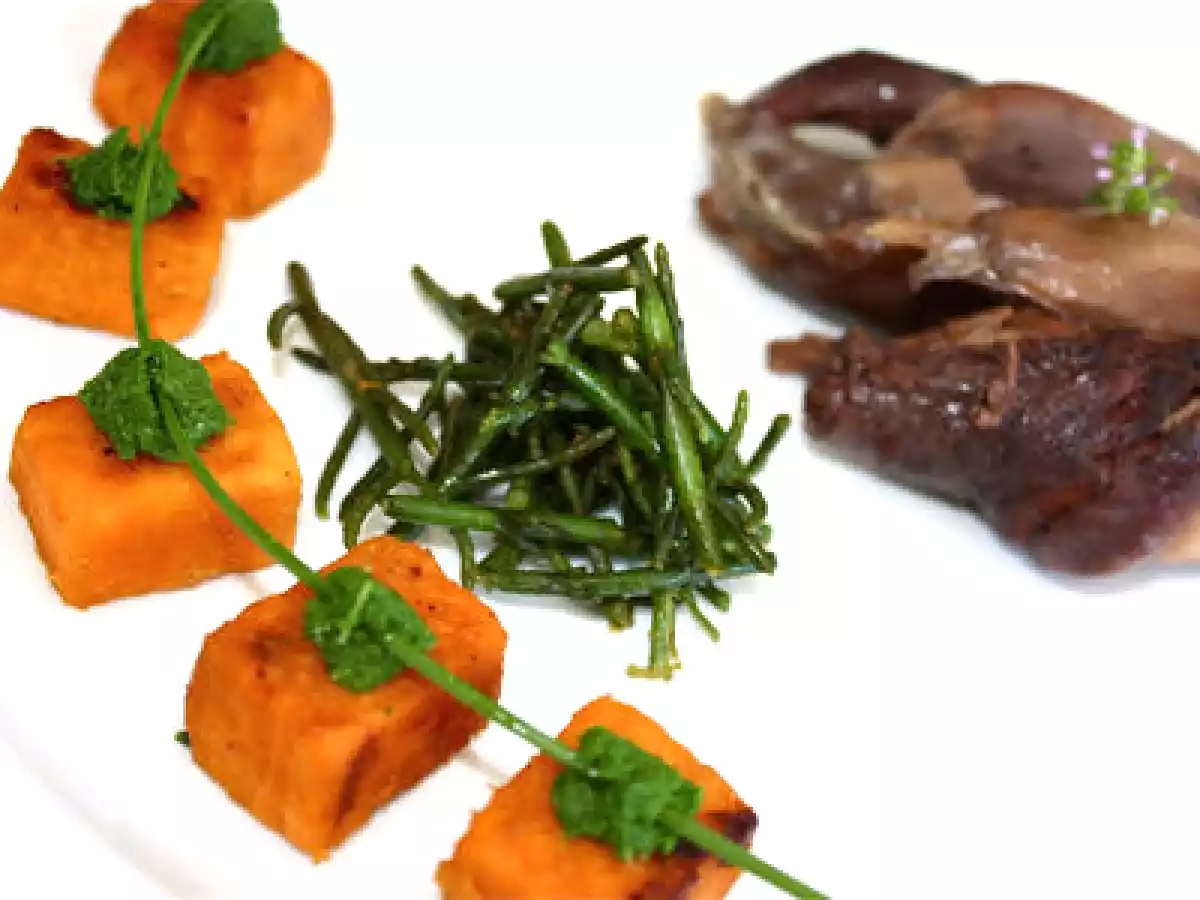 Quinzaine de la framboise : Agneau confit au vin et à la framboise