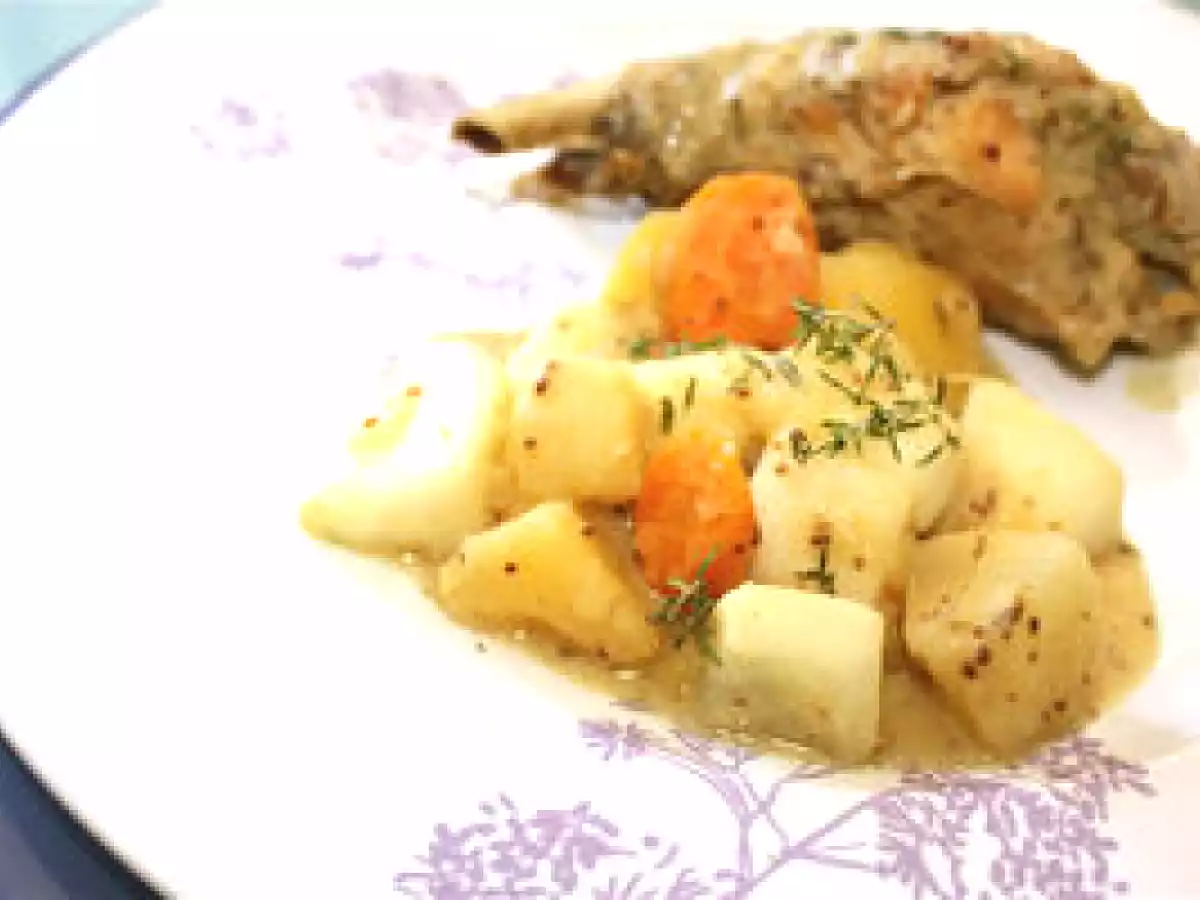 Quinzaine du Pâtisson : Ragout de lapin aux deux moutardes - photo 2