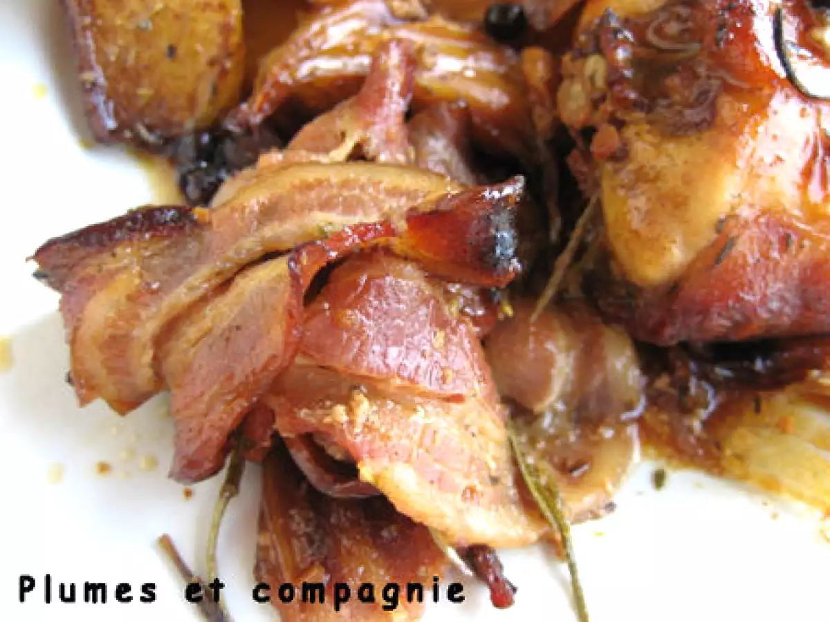 Râbles de lapin caramélisés à la bière at au genièvre - photo 2