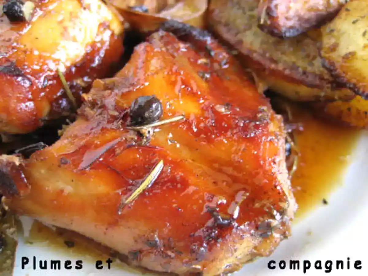 Râbles de lapin caramélisés à la bière at au genièvre - photo 5