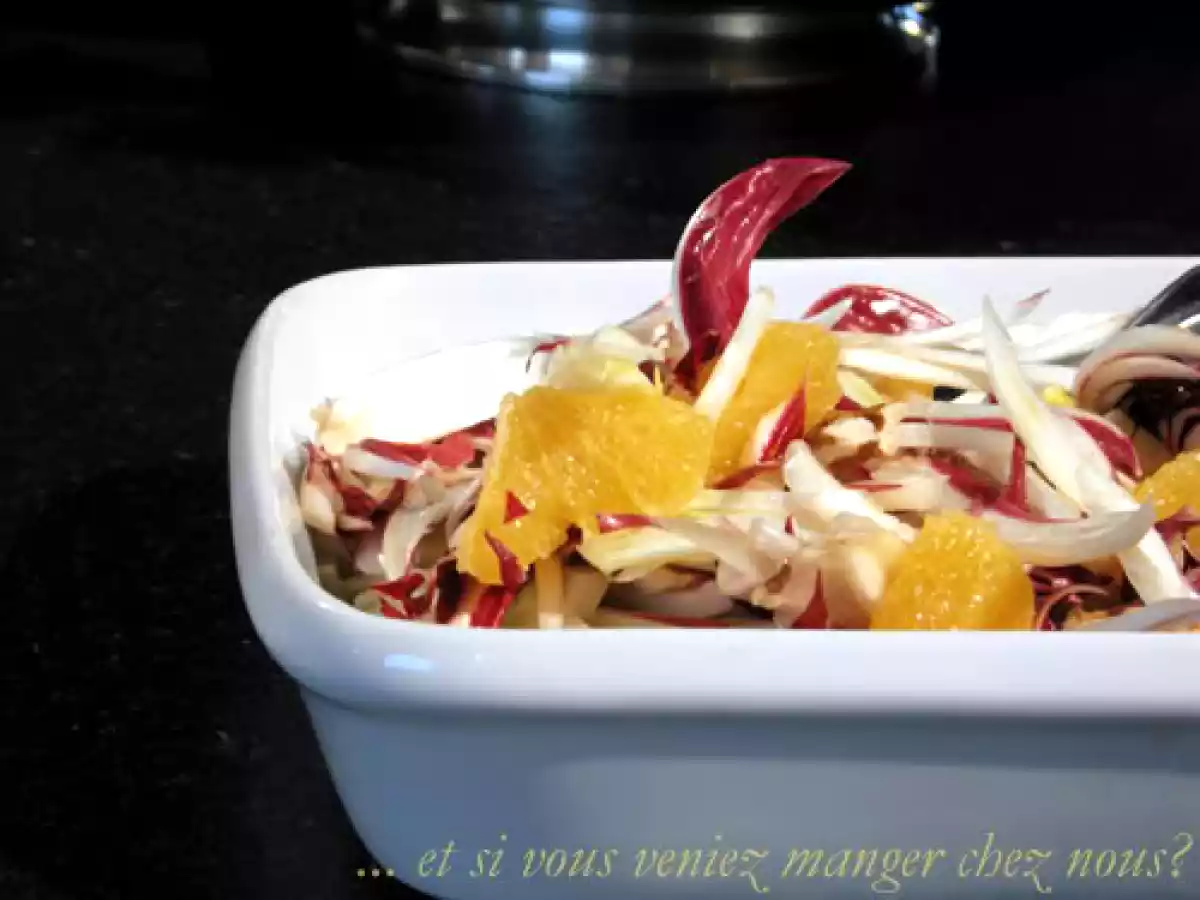 Radicchio di Treviso et fenouil en salade
