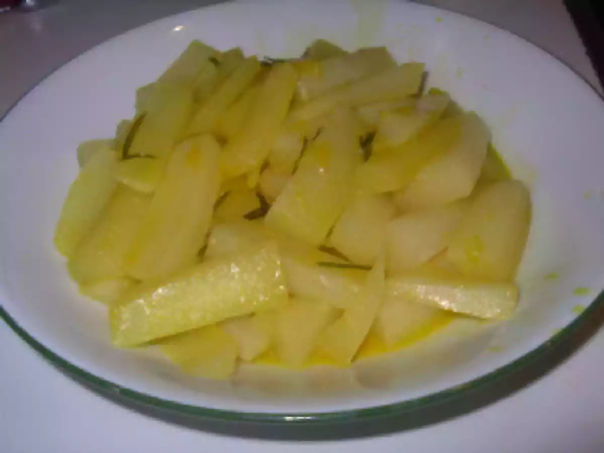 Radis blanc (ou daïkon) cuit au jus d?orange