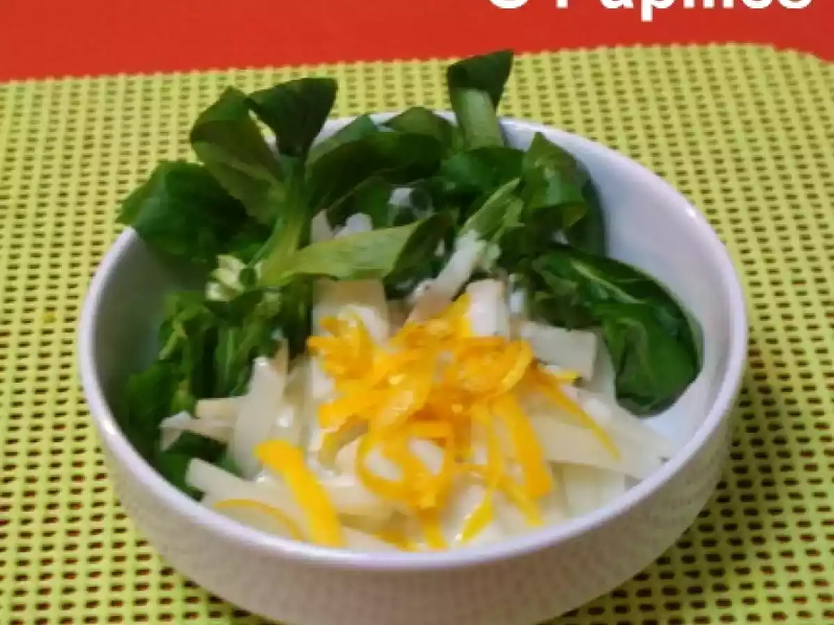 Radis noir en sauce citronnée