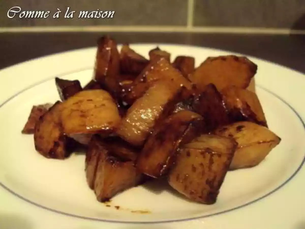 Radis noirs caramélisés