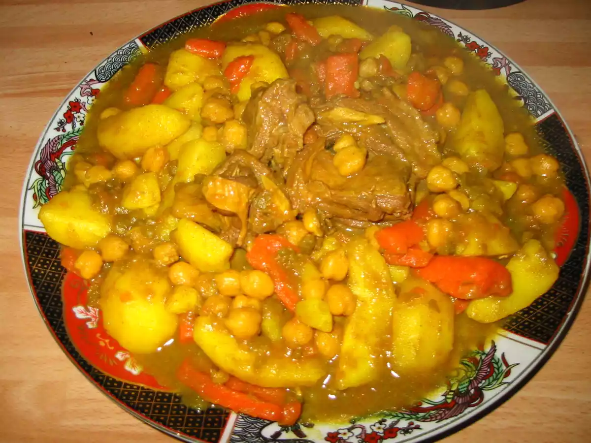 Ragoût d'agneau à la marocaine
