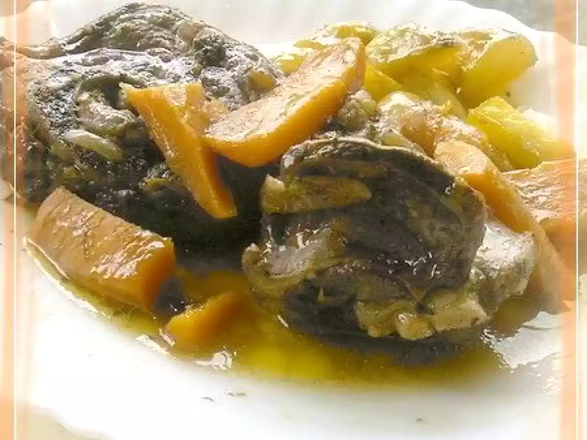 Râgout d'agneau aux carottes