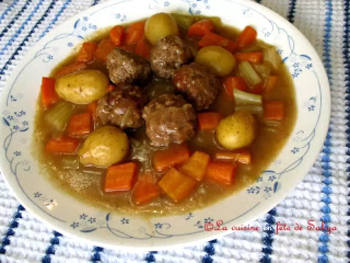 Ragoût de Boulettes aux Légumes + TAGuée
