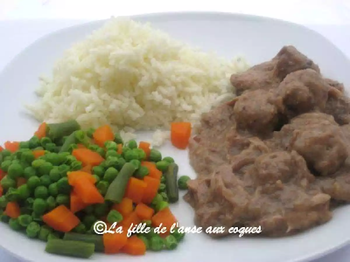 RAGOÛT DE BOULETTES ET DE PATTES DE PORC