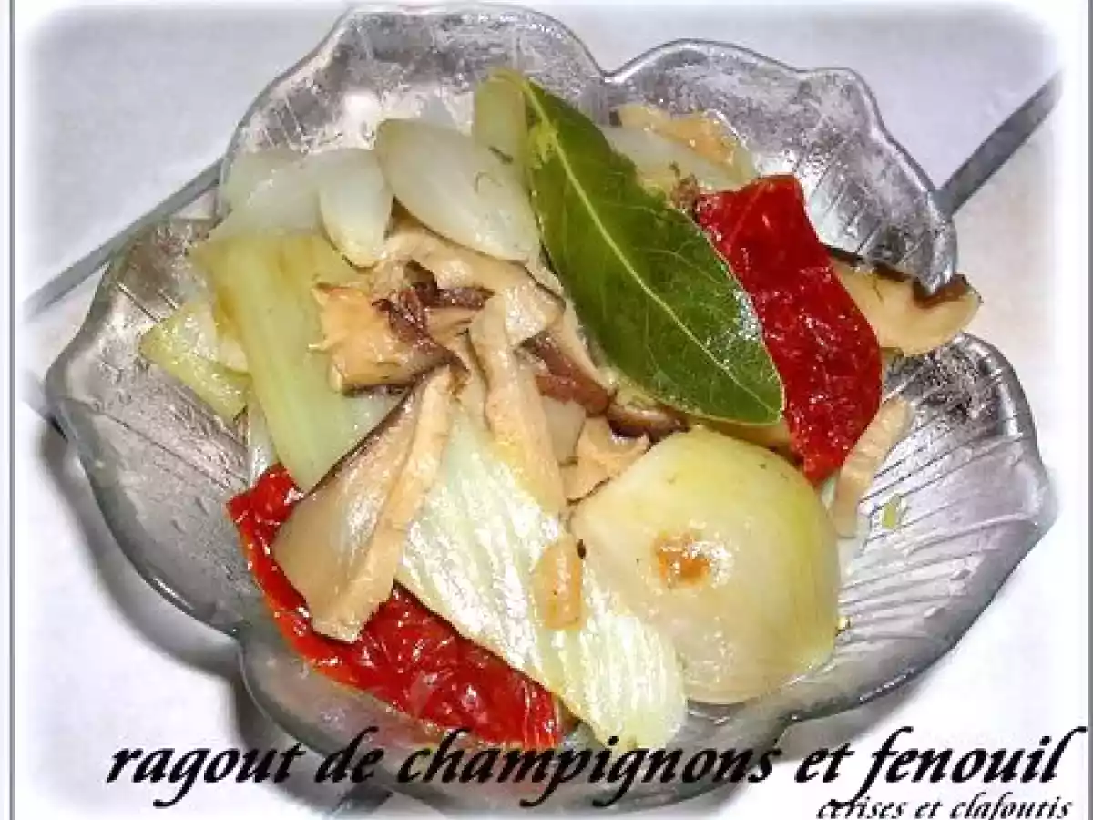RAGOUT DE CHAMPIGNONS SHIITAKES ET FENOUIL