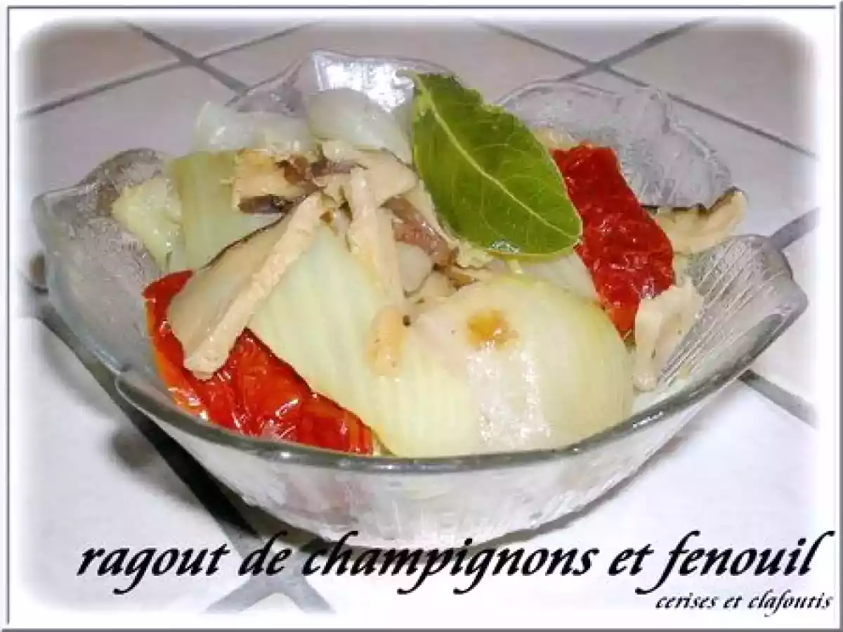 RAGOUT DE CHAMPIGNONS SHIITAKES ET FENOUIL - photo 2