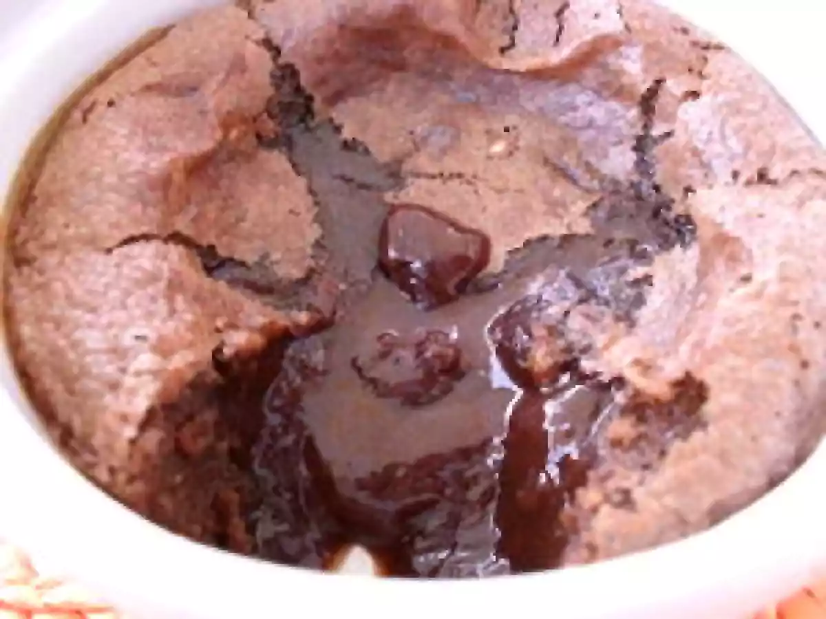 RAMEQUIN FONDANT CHOCOLAT AU COEUR DE CARAMEL