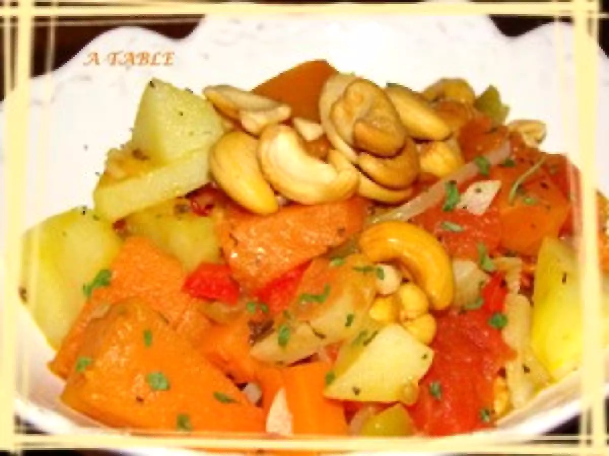 RATATOUILLE DE CITROUILLE AUX NOIX DE CAJOU - photo 2