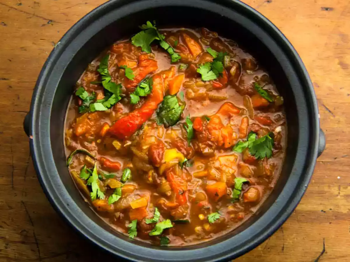 Ratatouille de poivrons grillés