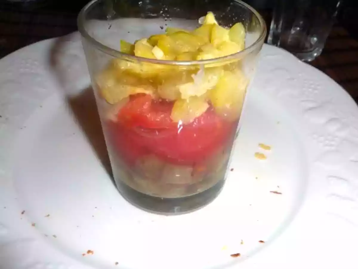 Ratatouille en verrines