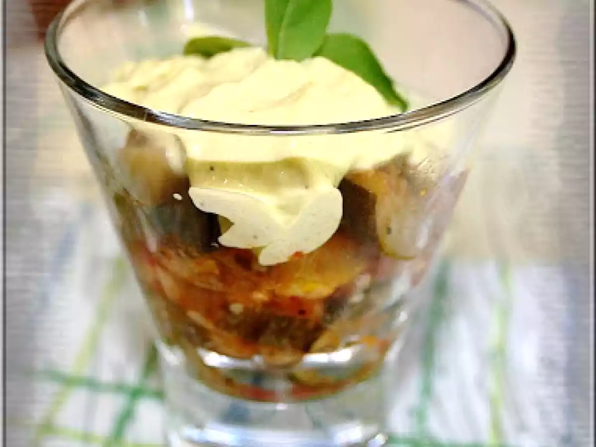 RATATOUILLE ET SON ESPUMA AU BASILIC