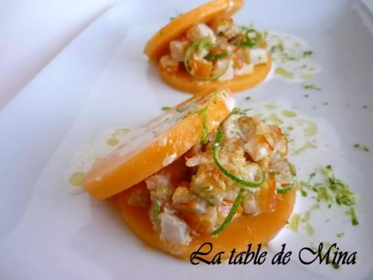 Ravioles antillaises de haddock au melon - photo 2