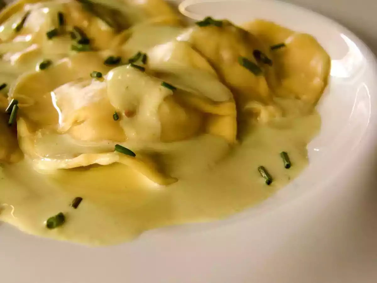 Ravioles aux 2 jambons.