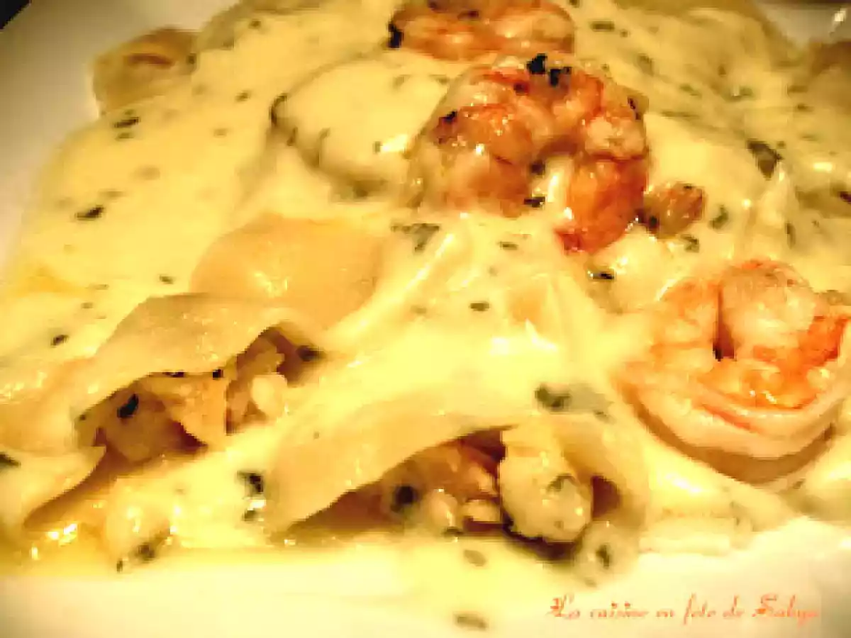 Ravioli crémeux aux Fruits de Mer