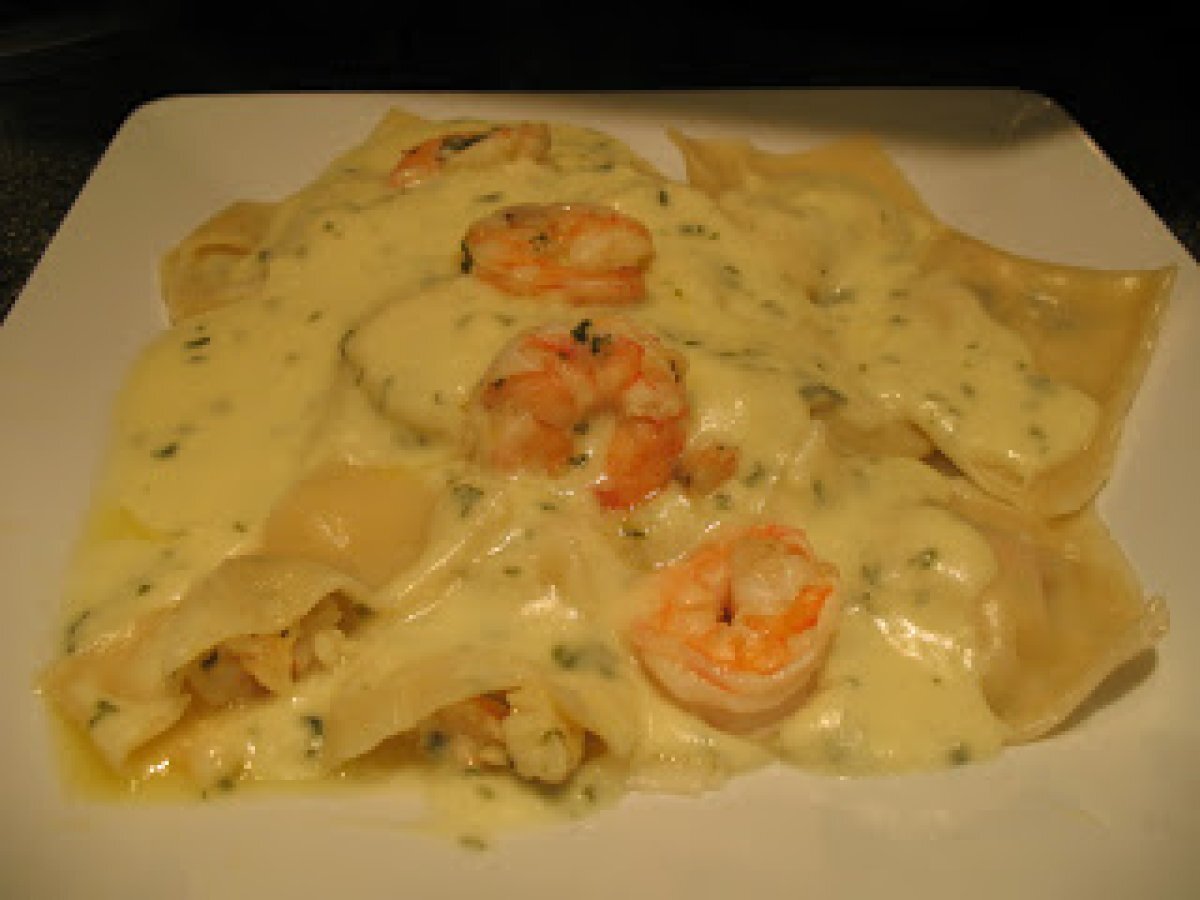 Ravioli crémeux aux fruits de mer Recette Ptitchef