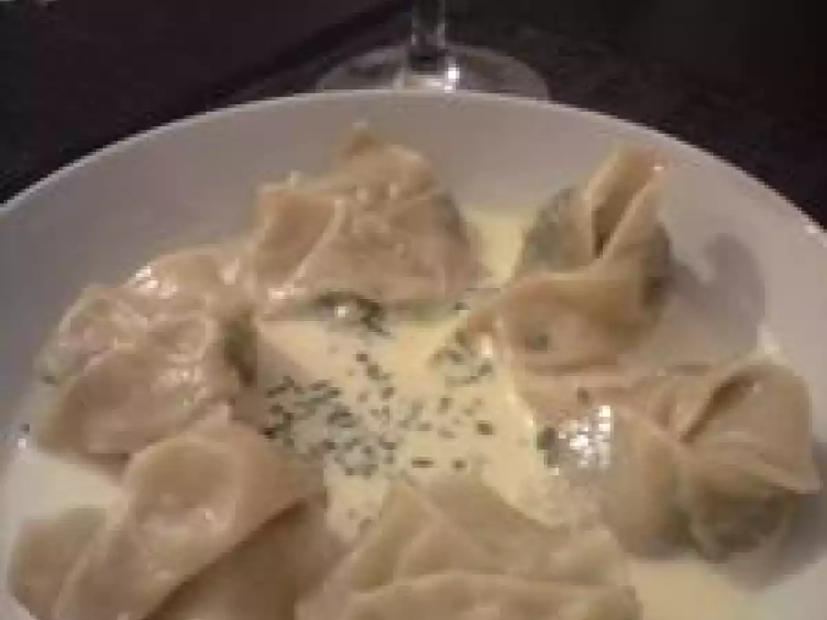 Ravioli d'épinards à la crème d'ail - photo 2