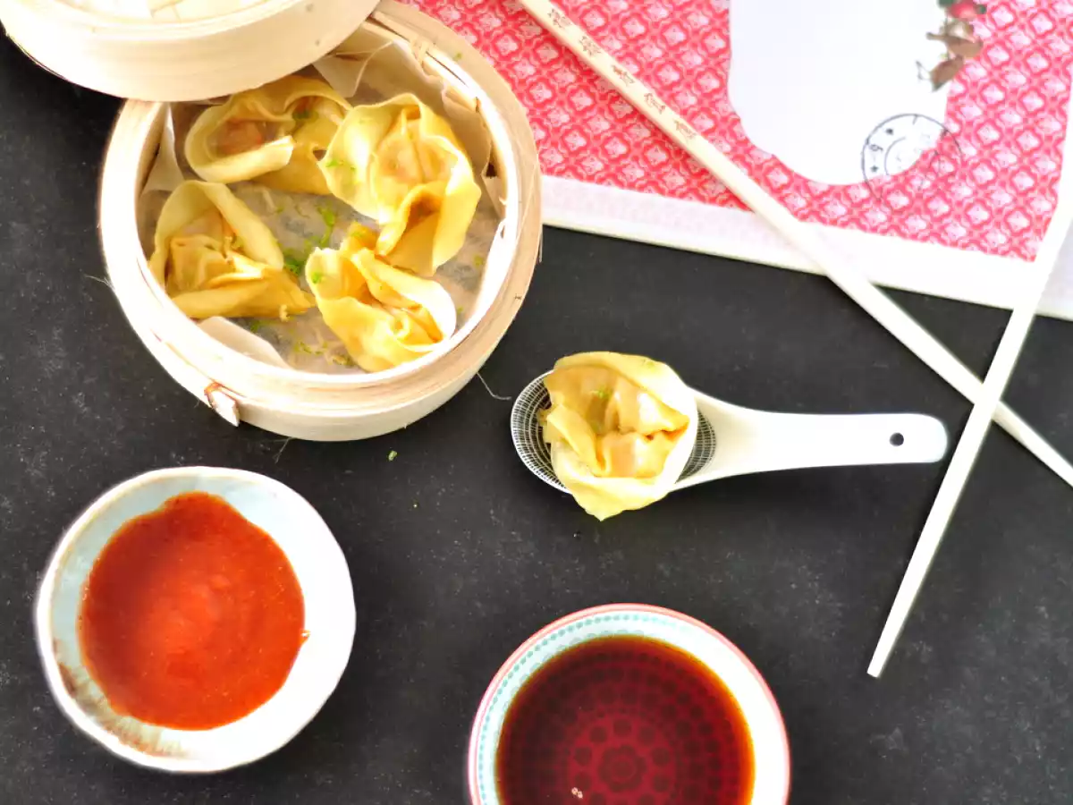 Ravioli vapeur aux noix de saint jacques