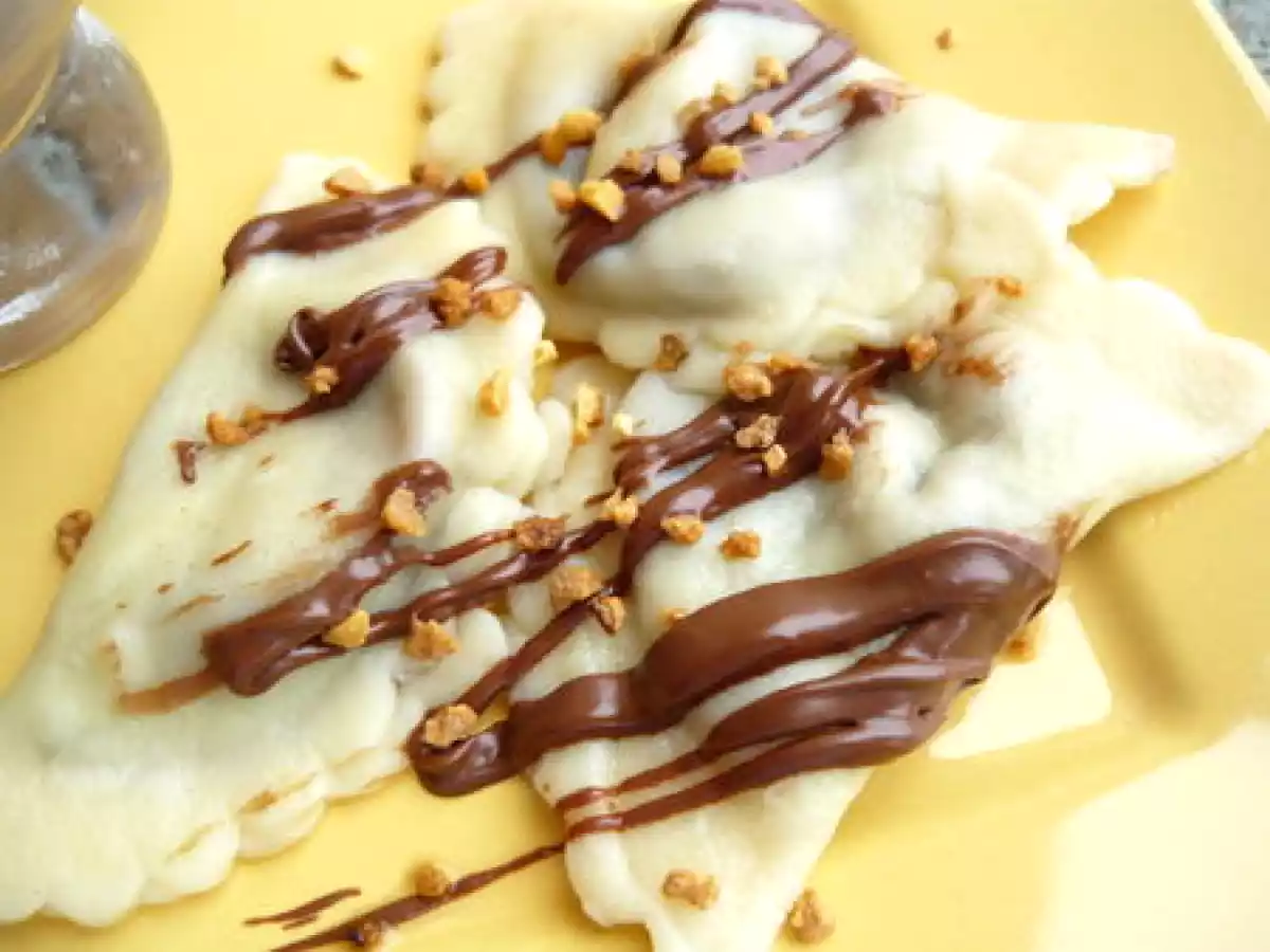 Raviolis au Nutella et à la banane, 