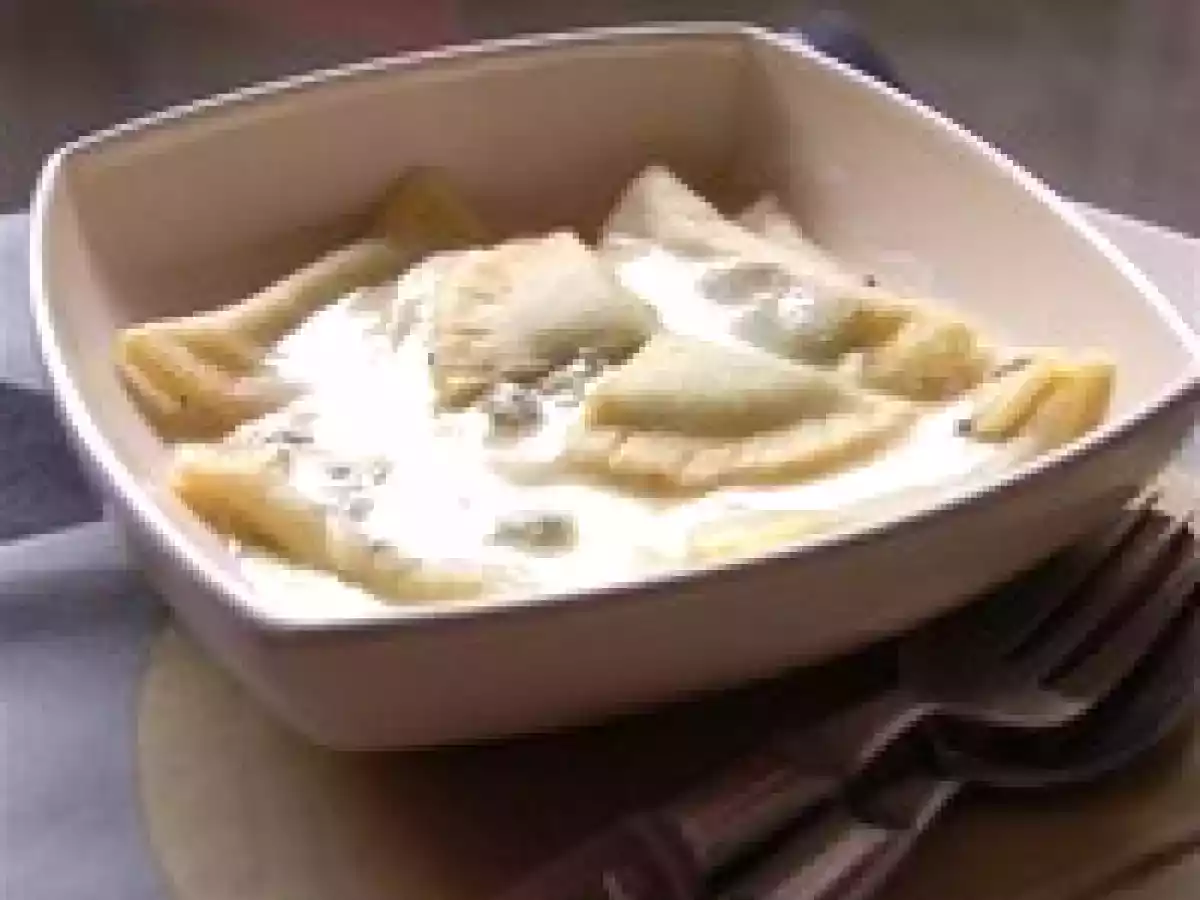 Raviolis aux épinards et Gorgonzola