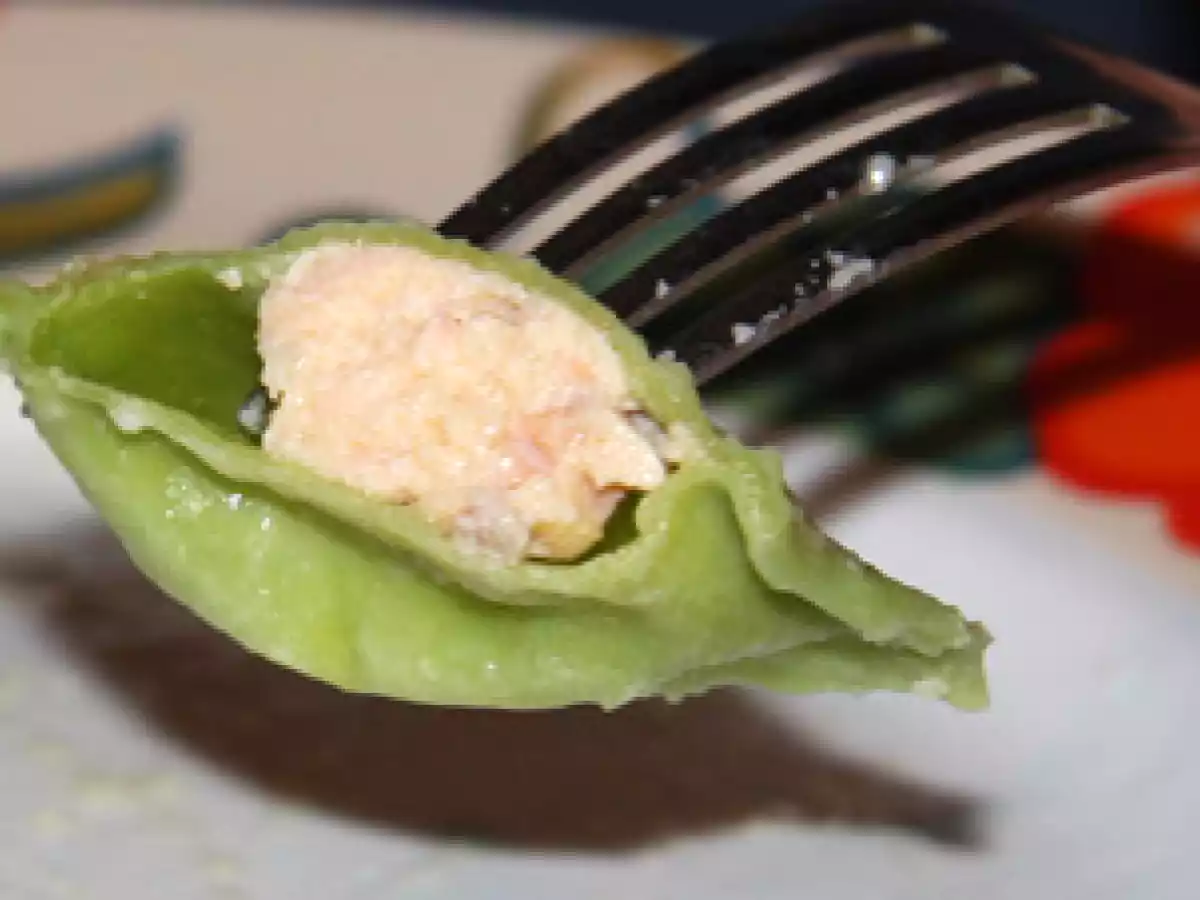 Raviolis frais saumon épinard