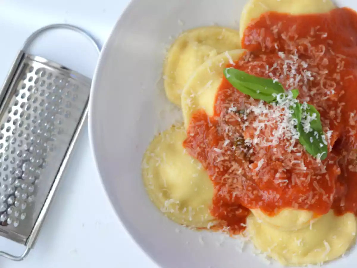 Raviolis maison à la ricotta