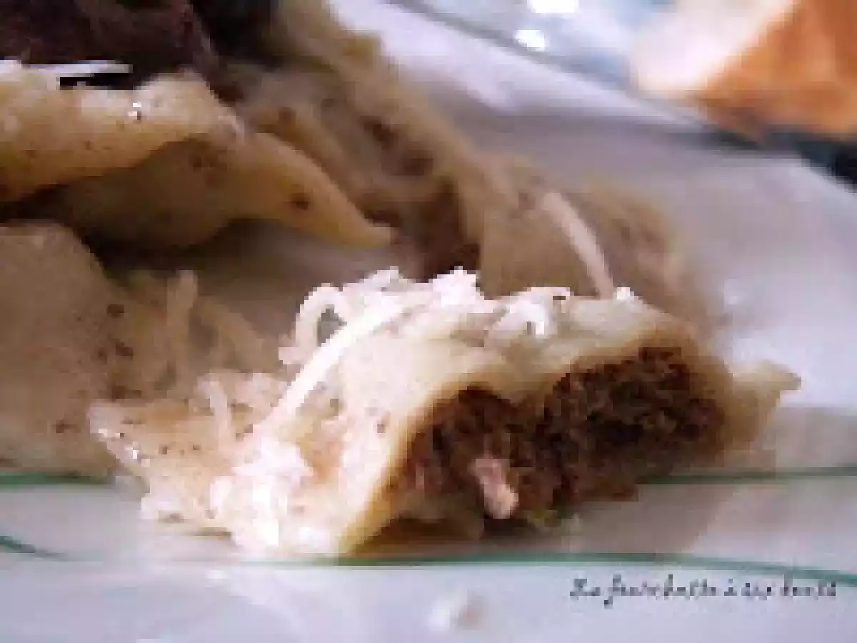 Raviolis maison aux restes de daube