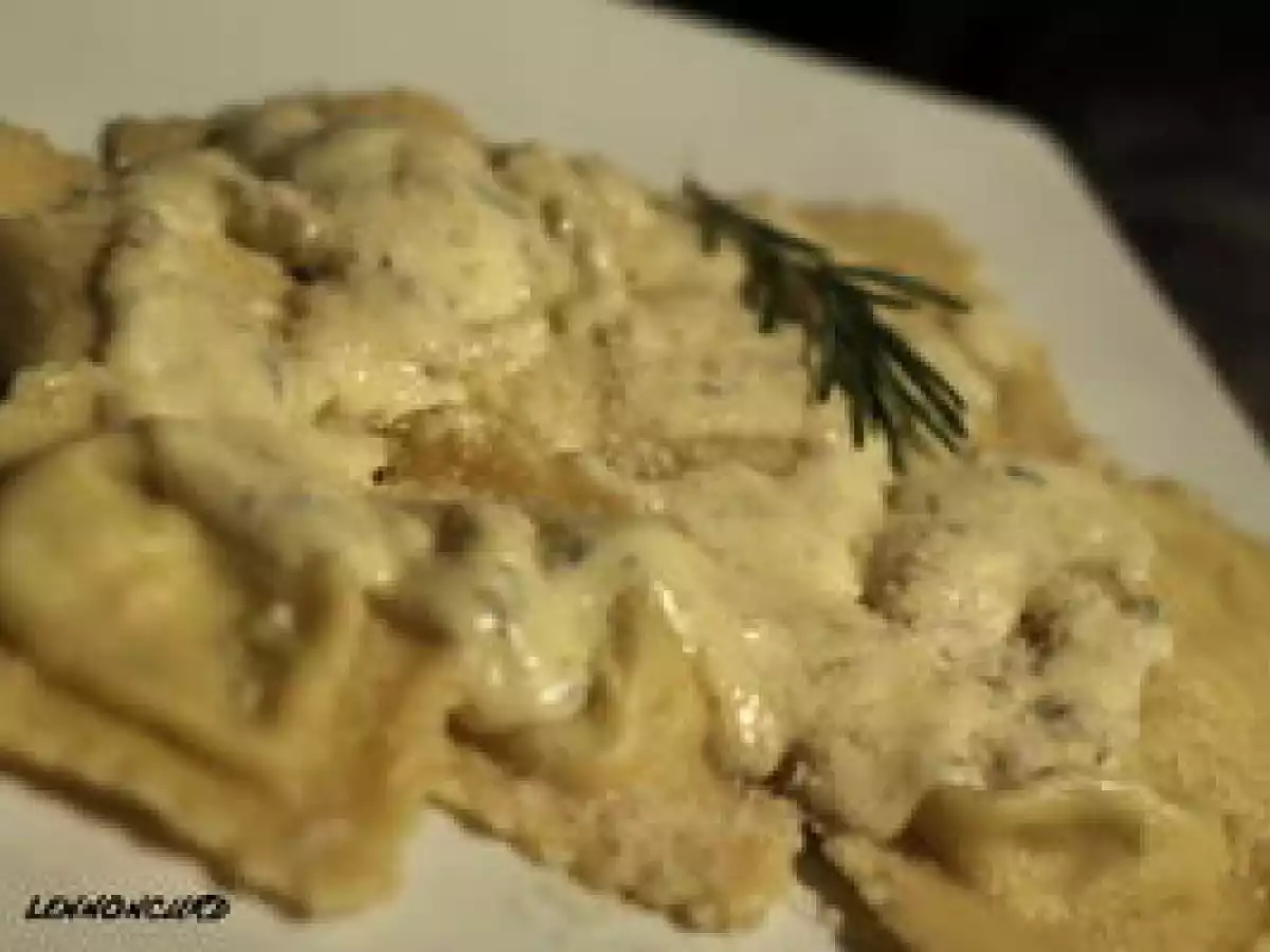 Raviolis maison ricotta artichauts