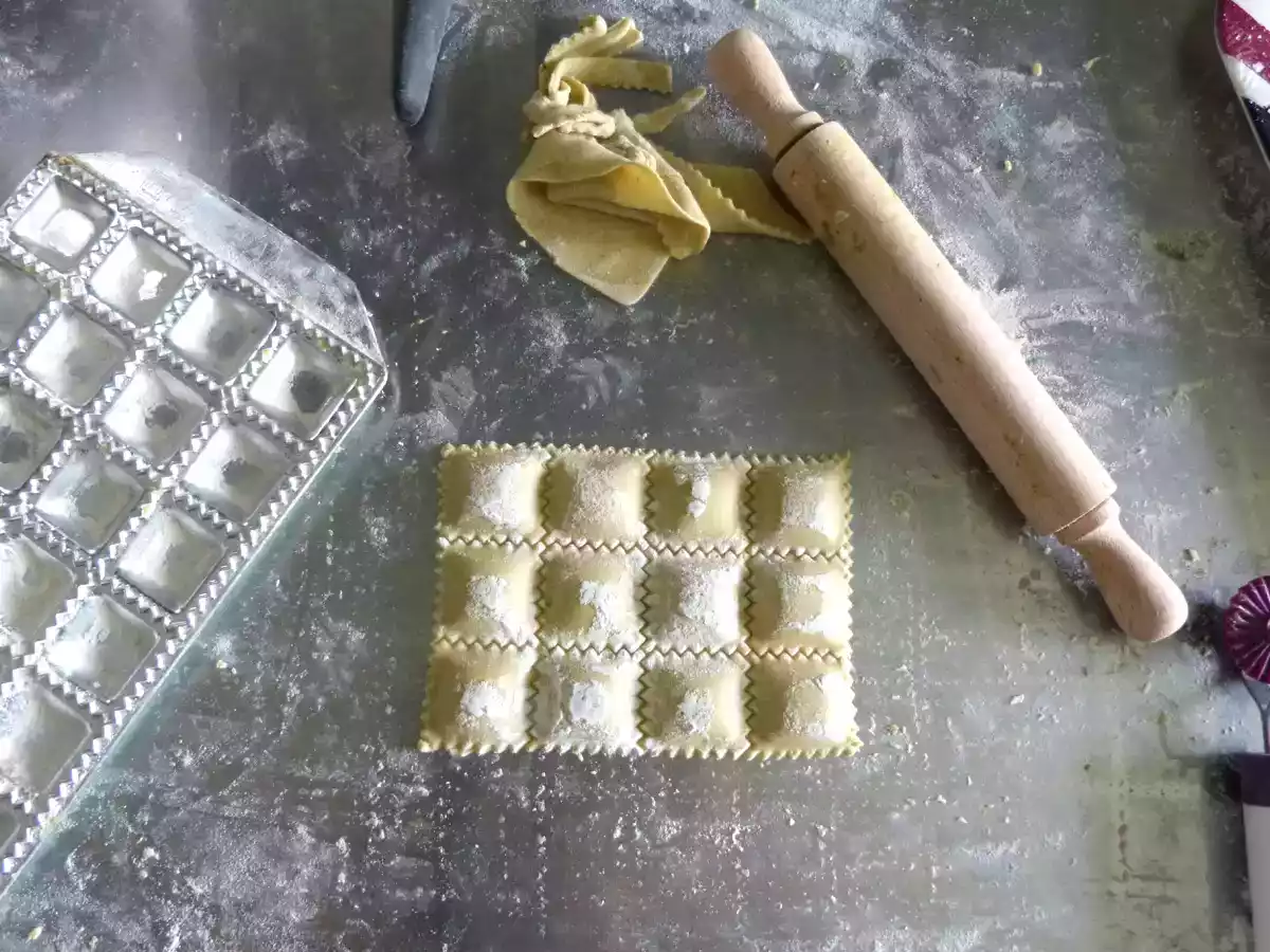 Raviolis Maison Ricotta Epinard – Recette Sicilienne