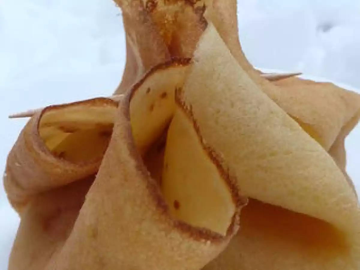 Recette de crêpes et une aumônière de crêpes aux pommes - photo 2