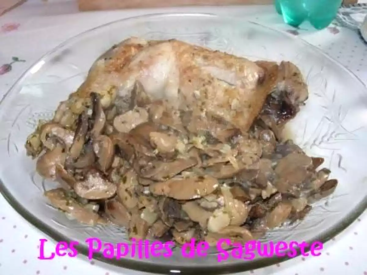 Recette de cuisse de dinde aux champignons