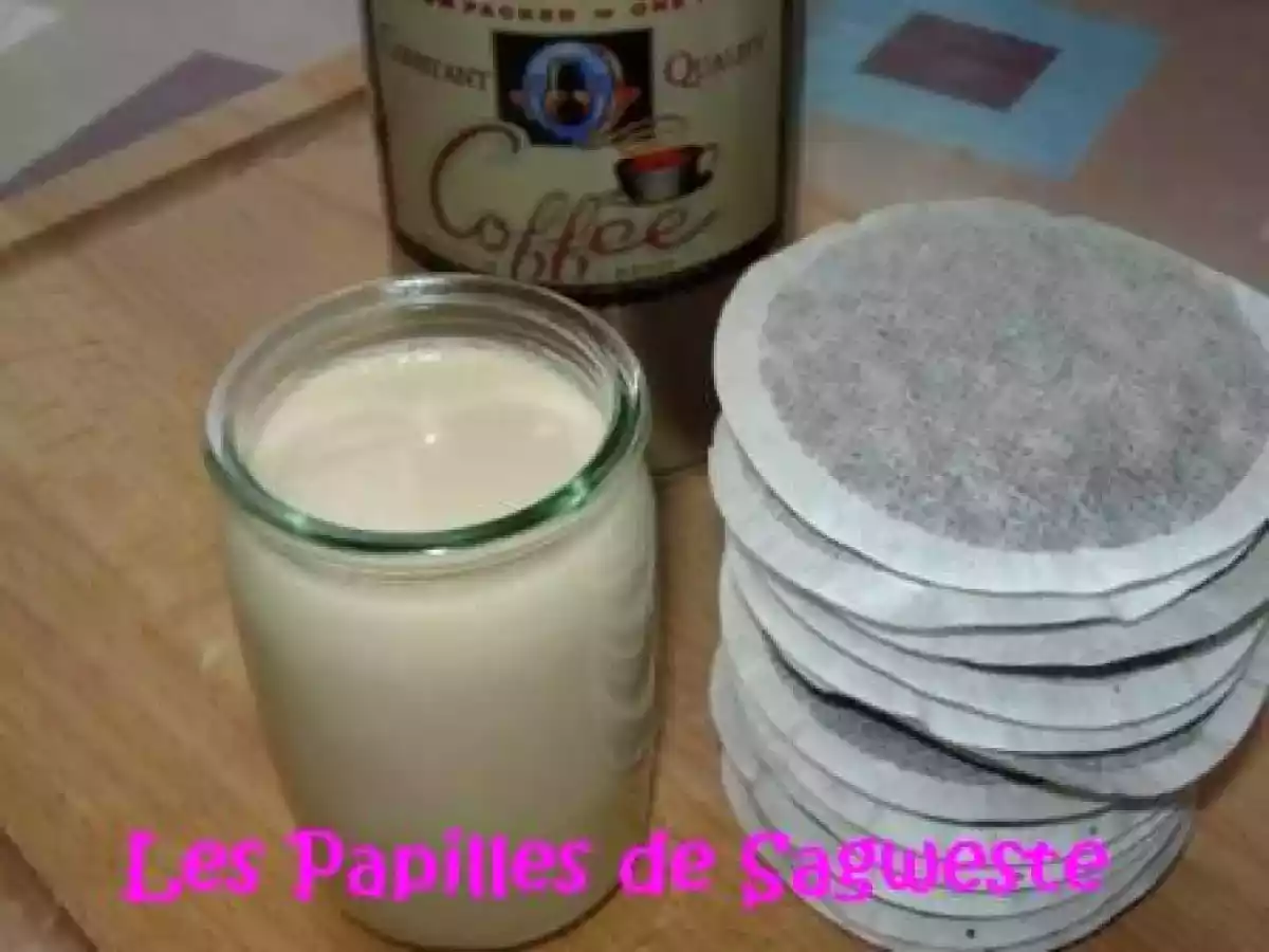 Recette de yaourts léger au café