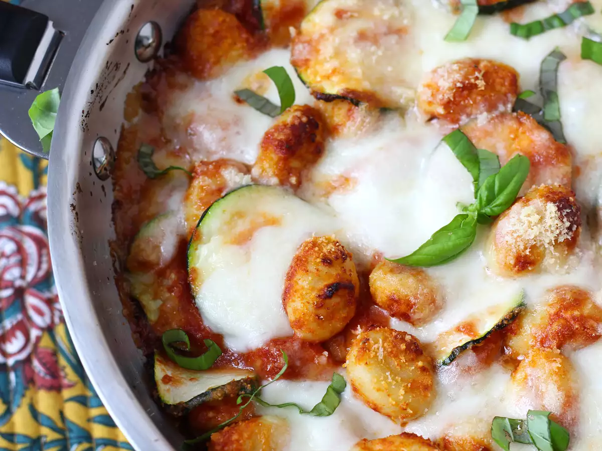 Recette express de gratin de gnocchi courgette mozzarella - photo 6
