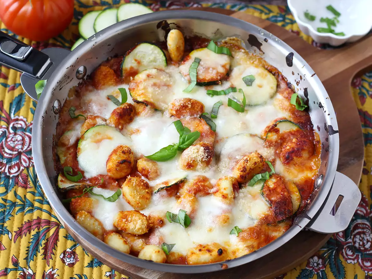 Recette express de gratin de gnocchi courgette mozzarella - photo 8