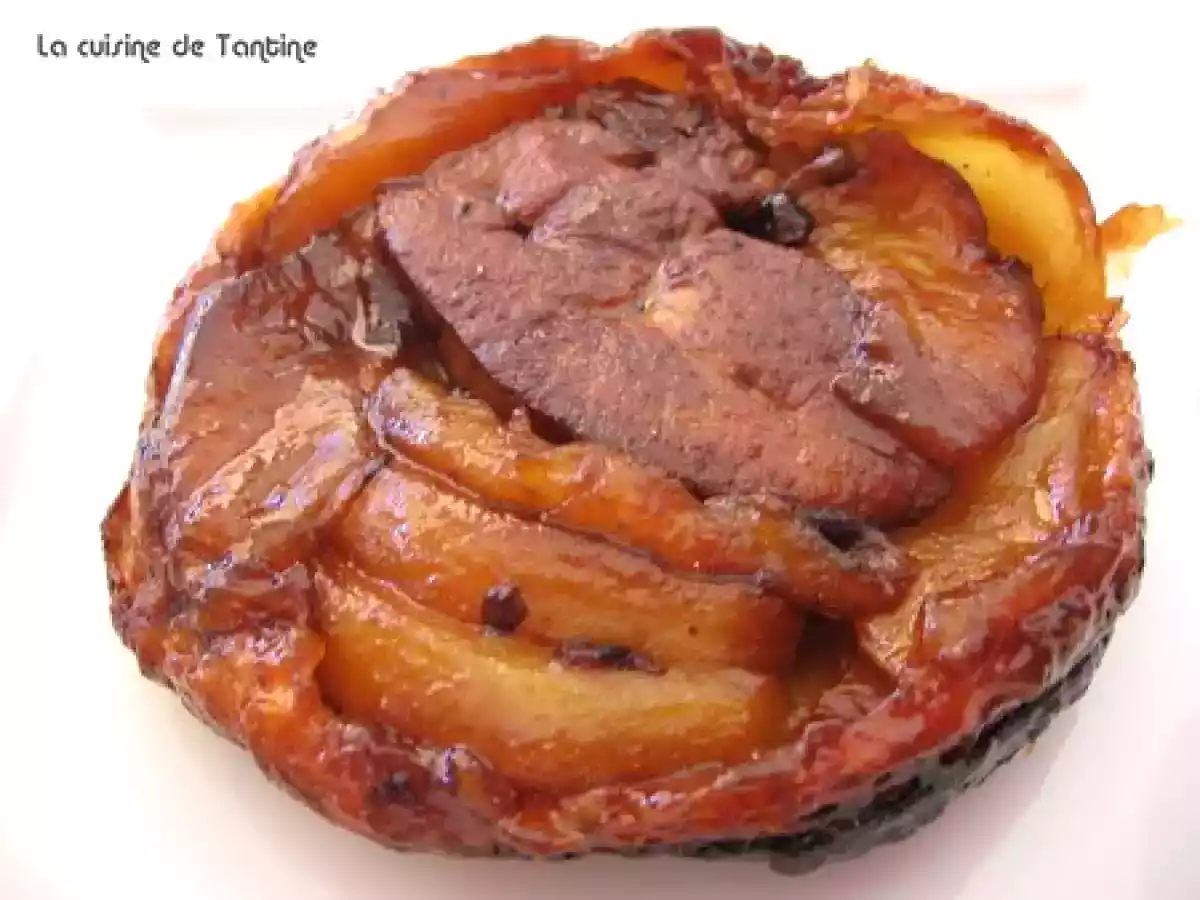 Recettes pour les fêtes : Tatin de foie gras