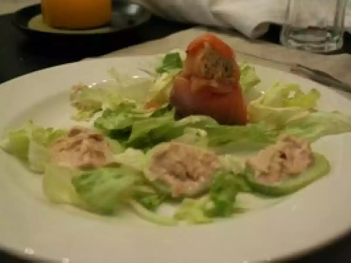 Religieuses de saumon fumé pour une entrée maritime