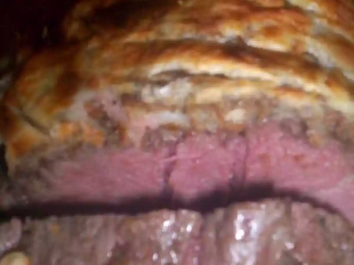 Repas d'anniversaire: filet de boeuf Wellington et son accompagnement