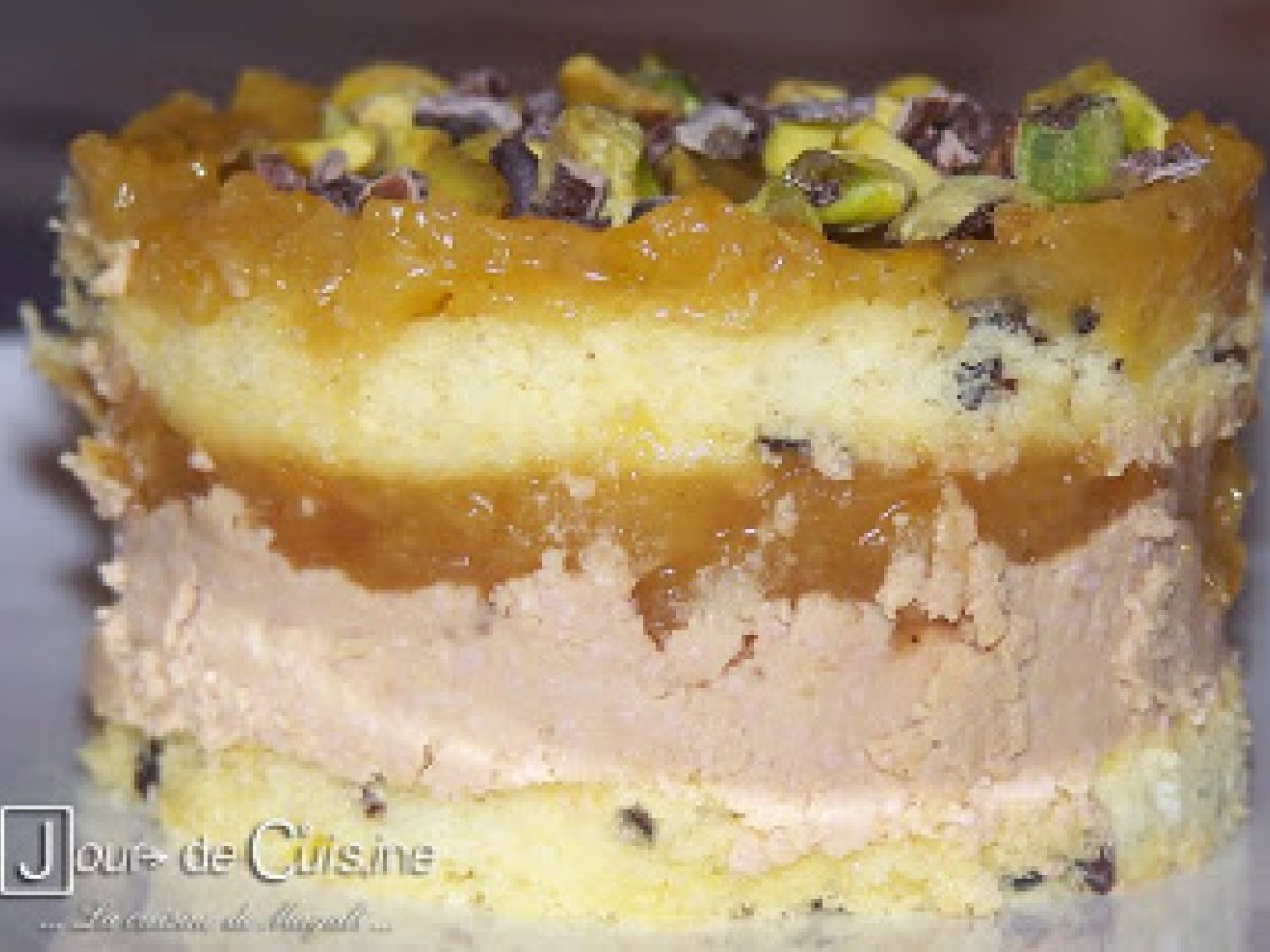 Repas de pâques opéra de foie gras Recette Ptitchef