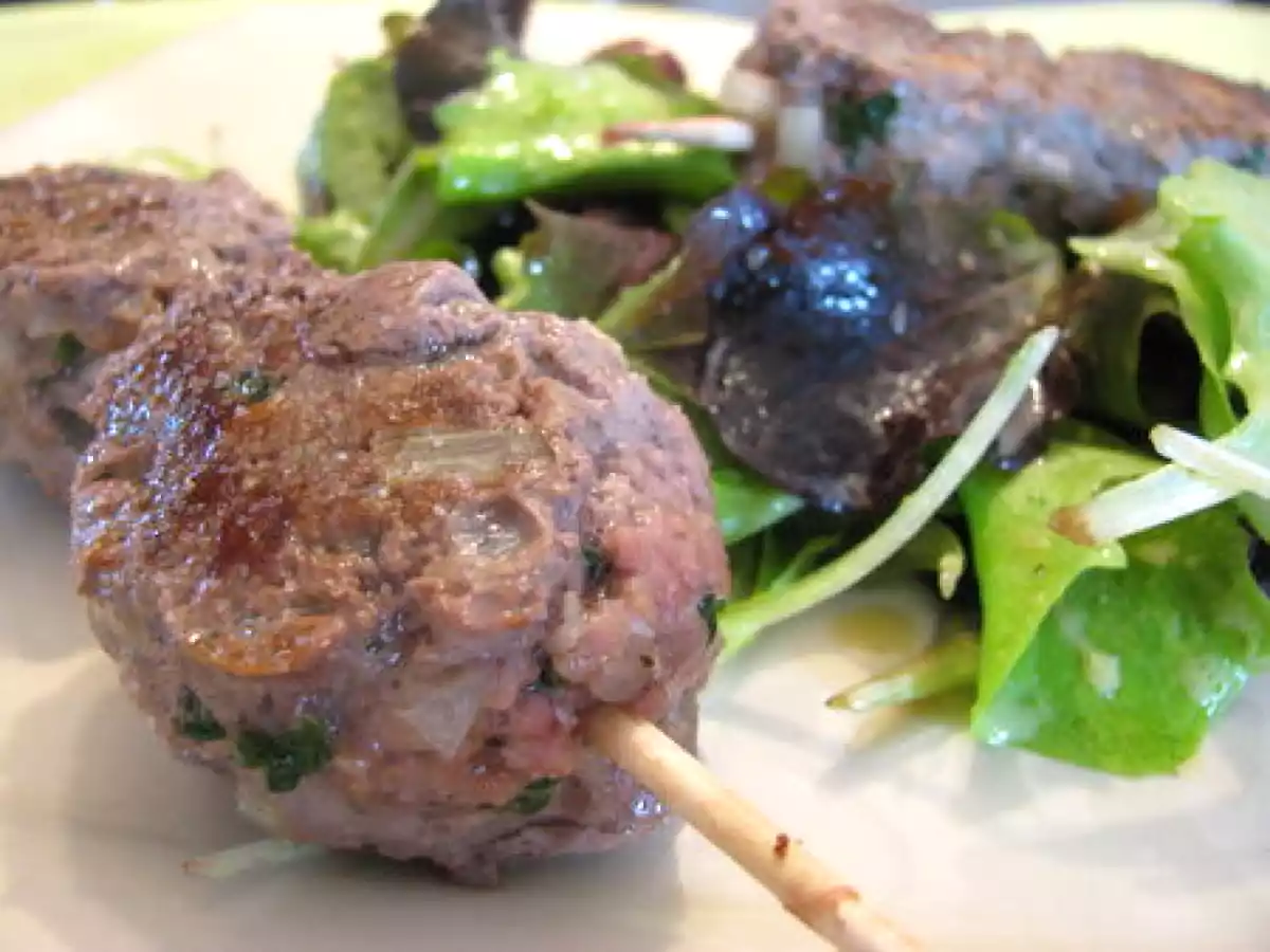 Retour du printemps et brochette de boeuf au cumin