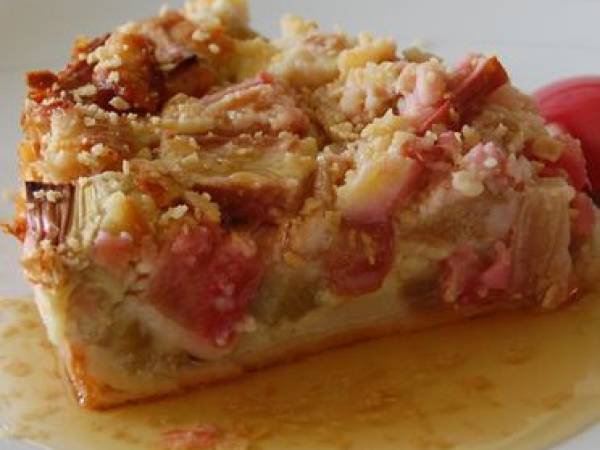 Rhubarbe et sirop d'érable, un clafoutis bien de chez nous, sans gluten - photo 2