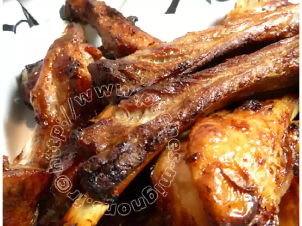 Ribs et poulet marinés au jus de pomme - photo 2